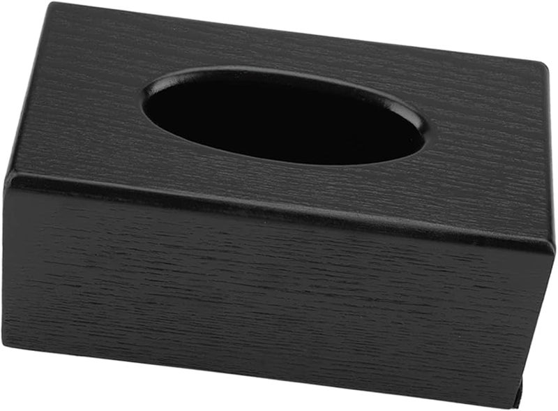 حامل علبة المناديل الخشبية من نوع الدرج من جلوغلو باللون الأسود للغرفة المعيشة وغرفة النوم - Image 4